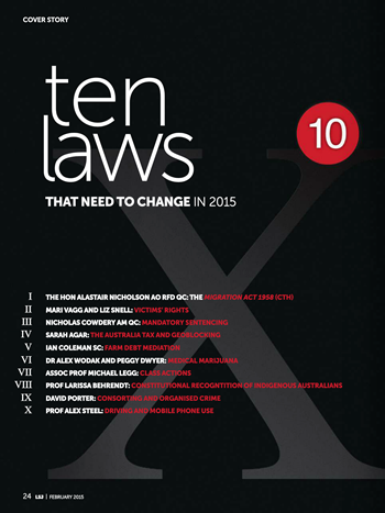 Ten Laws that need to change in 2015